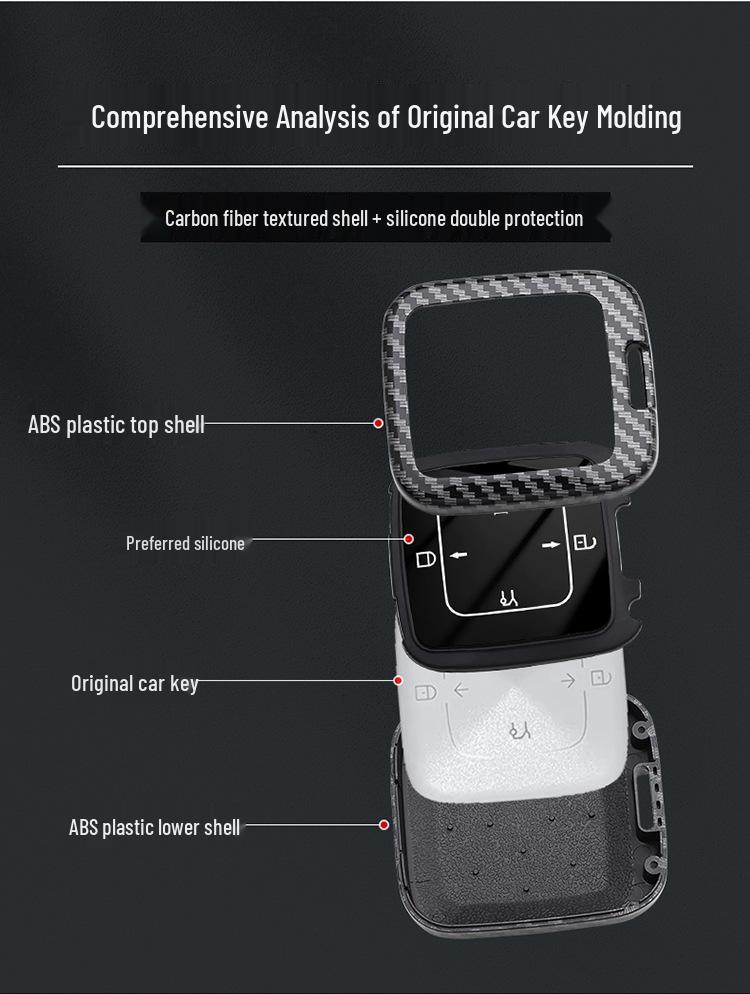 Zeekr 9X Key Case & 001 Buckle Decor: Refreshed Version Interior Accessories