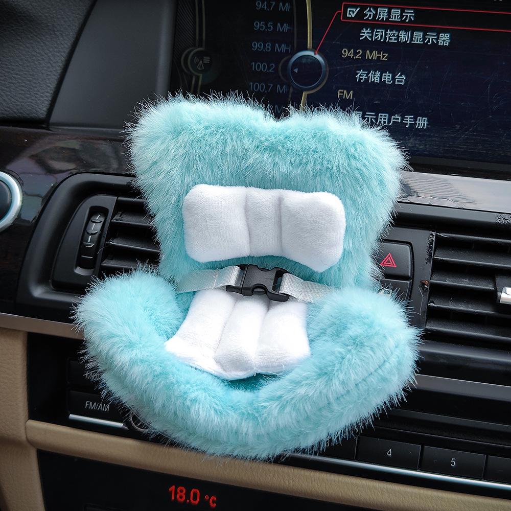 Puppensitz Autozubehör Ornament Labub Sicherheitssitz Puppenzubehör Dekoration