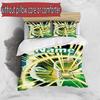 3pcs Duvet Cover Set (1*Duvet Cover + 2*Pillowcase, Without Core), Custom Name Ben 10 Cartoon Pattern Bedding Set, Home Bedroom Decor Gift