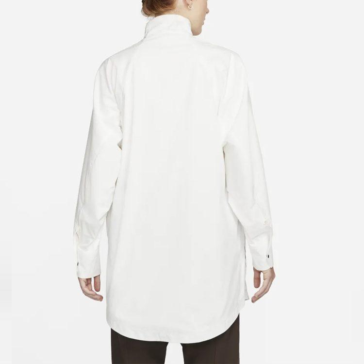 Nike Esc Series Jackets Women's White Stand Collar Moderate Instructor DH2963-100