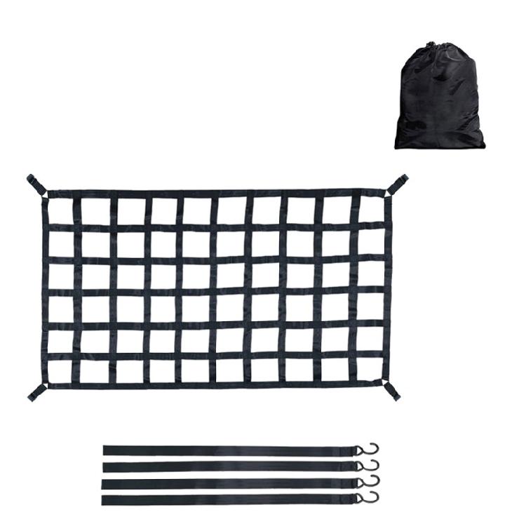 Rutschfestes Fahrzeug-Ladungsnetz Bauweise Verstärkte S-Haken Für Geländewagen-Transport Sicherheit