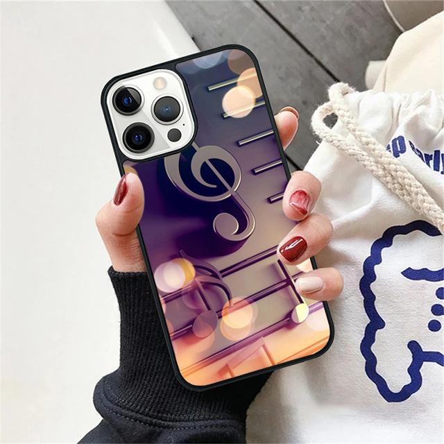 Piano Keys Music Coque Shell For iPhone 17 Air 15 16 14 13 12 Pro Max 11 Pro Max Plus Phone Case Cover
