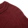 Xiangying Women's Christmas Red Bowknot Knitted Cardigan