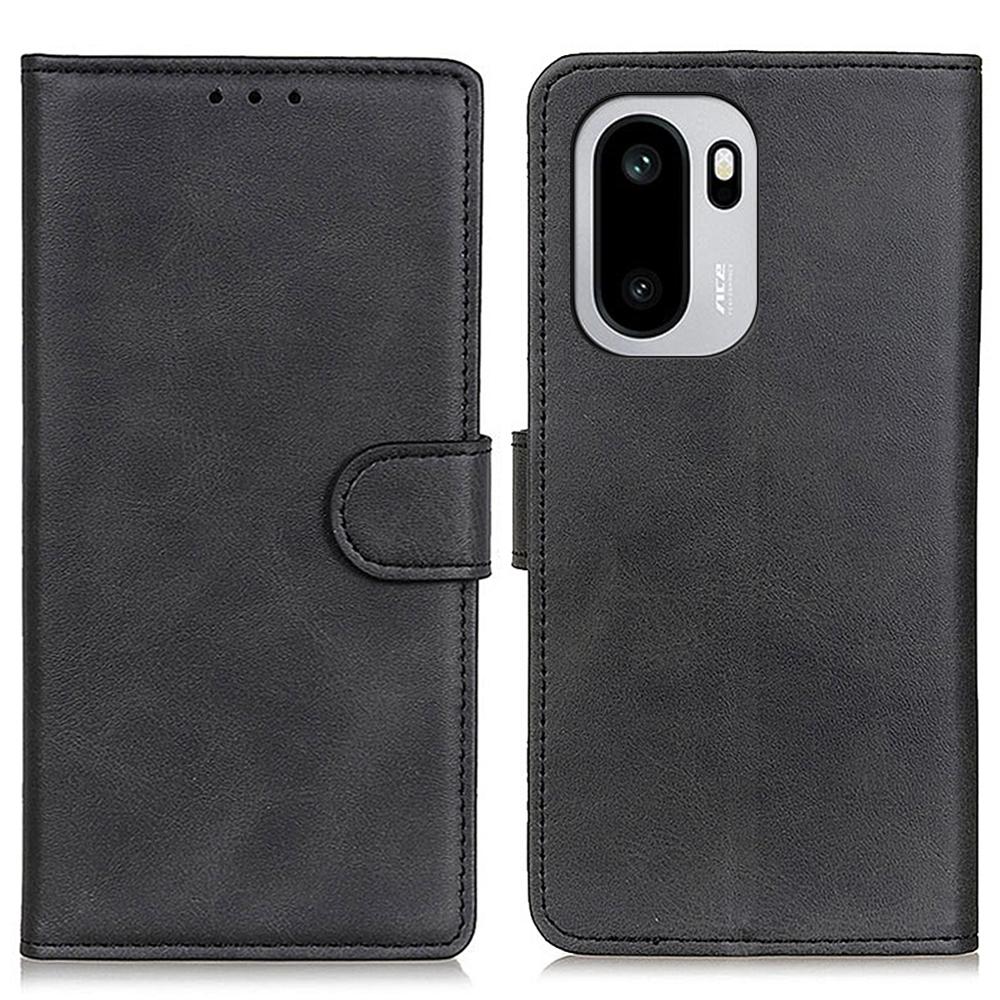 For OnePlus 15R 5G/Ace 6T 5G/Ace 6 5G Case Cowhide Texture Leather Wallet Stand Phone Cover