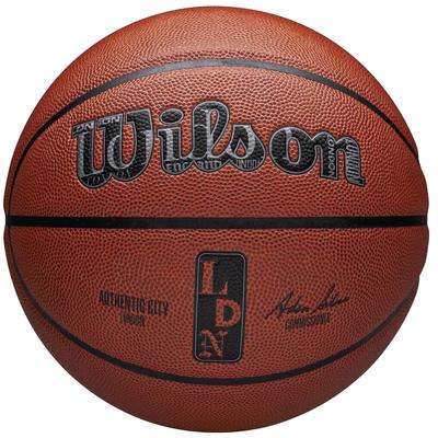 Wilson NBA Authentic City London Ball, Unisex Orange Basketball