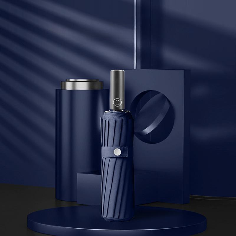 Automatic Umbrella Ultra Large Umbrellas Luxury Portable Folding Umbrella Reverse Wind Resistant Umbrellas Rains Accessories