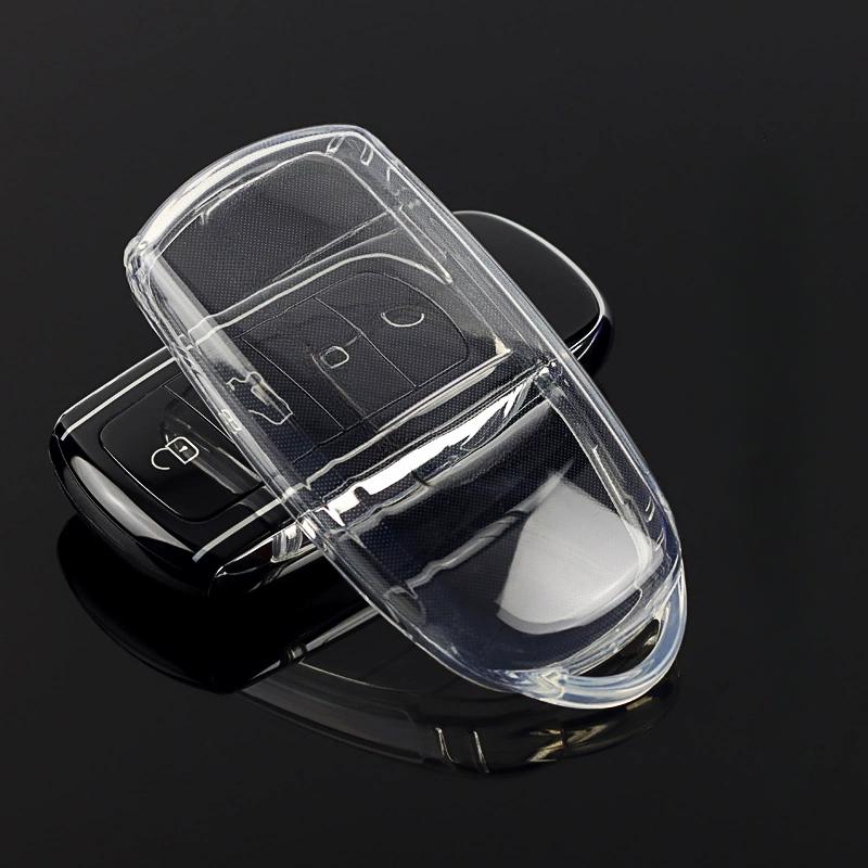 Gjennomsiktig TPU Bil Fjernkontroll Nøkkelveske Deksel for Chery Tiggo 8plus Tiggo 8 Ny 5 Plus 7pro Max Omoda 5 C5 Tilbehør Beskytter