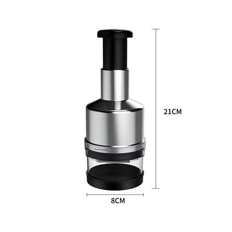 New Handheld Garlic Chopper Multi-functional Stainl Steel Garlic Press Onion Fruit Vegetable Slicer Tools Kitchen Accessories