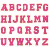 26Pcs/Set 6cm English Letter Patches Gold Edged Chenille Patches Iron On Stickers For DIY Crafts Clothing Hat Bag Decoration