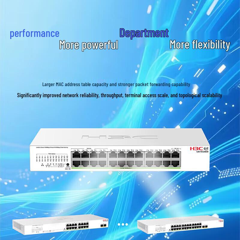 H3C US110-24GD 24-Port Gigabit Cloud-Managed Rackmount Switch
