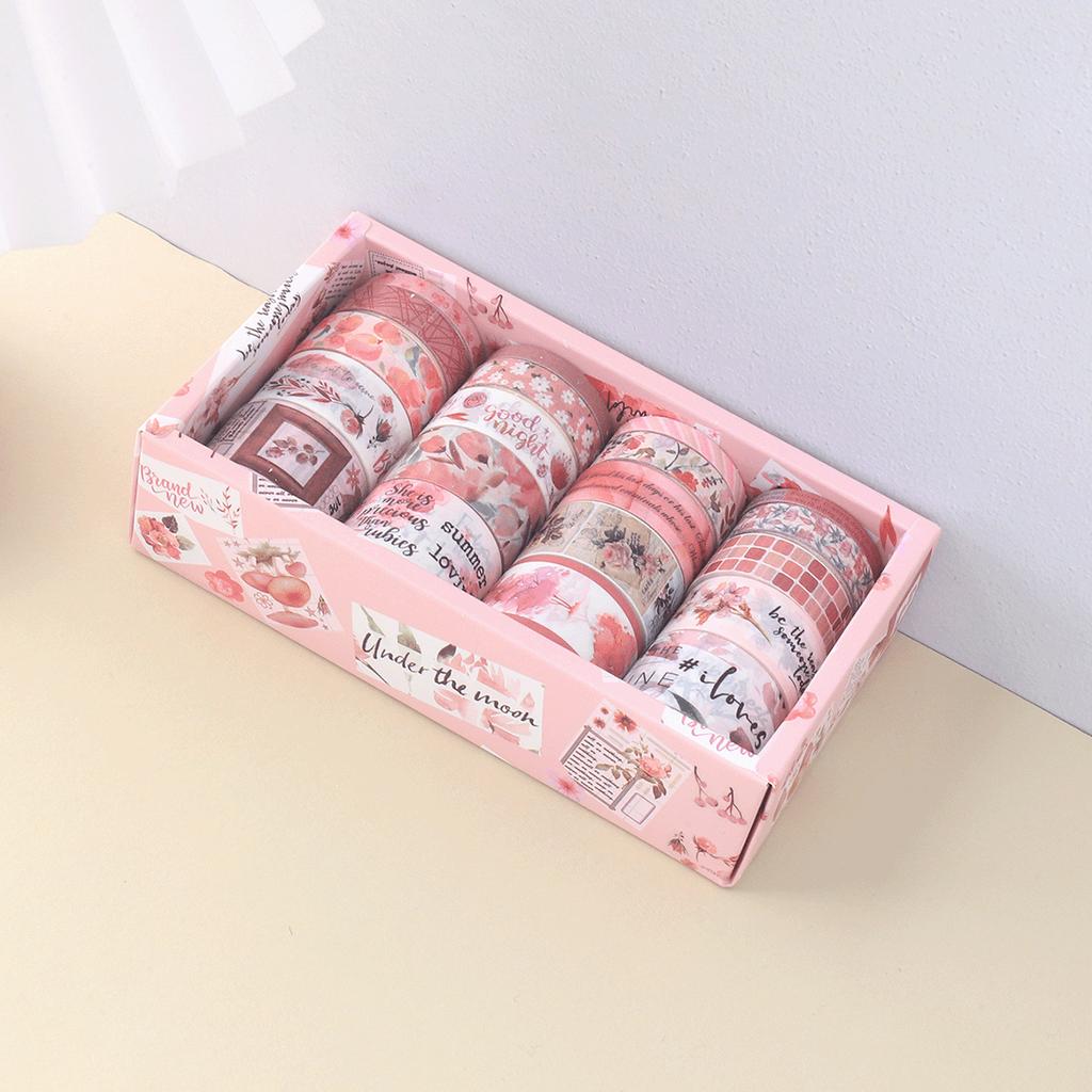 20 Rollen Washi Tape Set mit niedlichen Pflanzen- und Blumenmustern, Dekoratives Masking Tape geeignet für Scrapbooking und Notizbücher