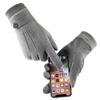 Man Outdoor Activity Gloves Winter Keep Warm Gloves Touch Screen Plus Velvet Inside Mens Gloves Trendy Simple Cold Protection