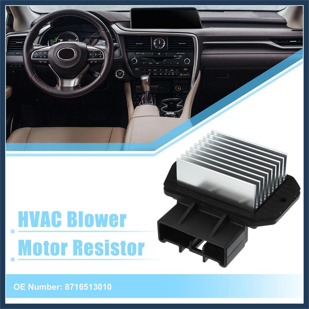 HVAC Heater Blower Motor Resistor Temp Control Regulator Module Fit for Toyota 4Runner 2003-2009 No.8716513010 - Pack of 1 Stylish Design