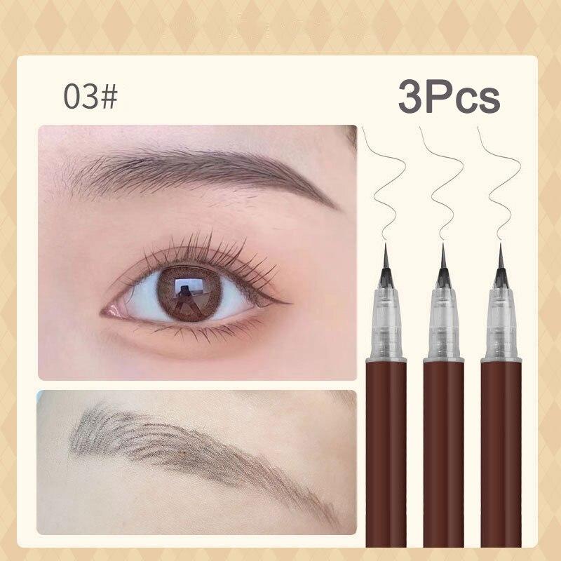 Ultra-fine Eyebrow Pencil Outline Shadow Lying Silkworm Eyeliner Waterproof Non-smudge Lasting Colorfast Liquid Eyebrow Pencil