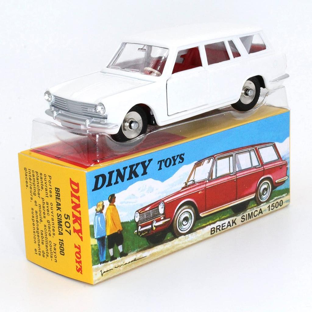 DINKY TOYS Scale Simca 1500 Break White Reproduction Diecast Model Car 507 1/43