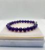 Bracelet with Purple Charm, Spiritual Protection & Stylish Natural Gemstone Jewelry,  Gemstone for Friendship & Love, Perfect Gift for Men and Women