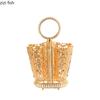 Golden Iron Storage Bottle Hollow Out Drain Rack Knife Fork Racks Chopstick Tube Kitchen Storage Racks Chopsticks Rack Organizer