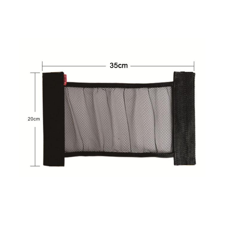 Car Back Rear Trunk Elastic Mesh Storage Bag Car Interior Organizer Extinguisher Storage Net Seat Back Fixing Bag Car Accessory