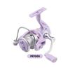High Quality Purple Spinning Fishing Reel 1500-7000 Series Metal Spool and Stainless Steel Bearings Durable for Freshwater and Saltwater Fishing