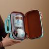 ZISIZ Portable Travel Tea Set with Tea Caddy