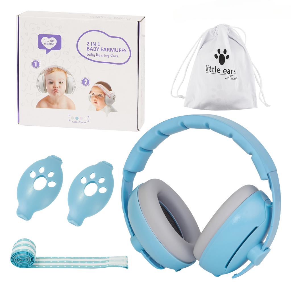 New Baby Ear Protection for Babies and Toddlers Noise Reduction Earmuffs Baby Headphones Against Hearing Damage Improves Sleep