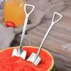 30/2Pcs Stainless Steel Coffee Spoon Creative Fruit Ice Cream Dessert Shovel Spoons Teaspoons Tableware Sets Kitchen Accessories
