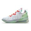 Diana Taurasi x Nike LeBron 18 GOAT Vision Tênis Masculinos Branco Tom Azul Fantasma CQ9283-401