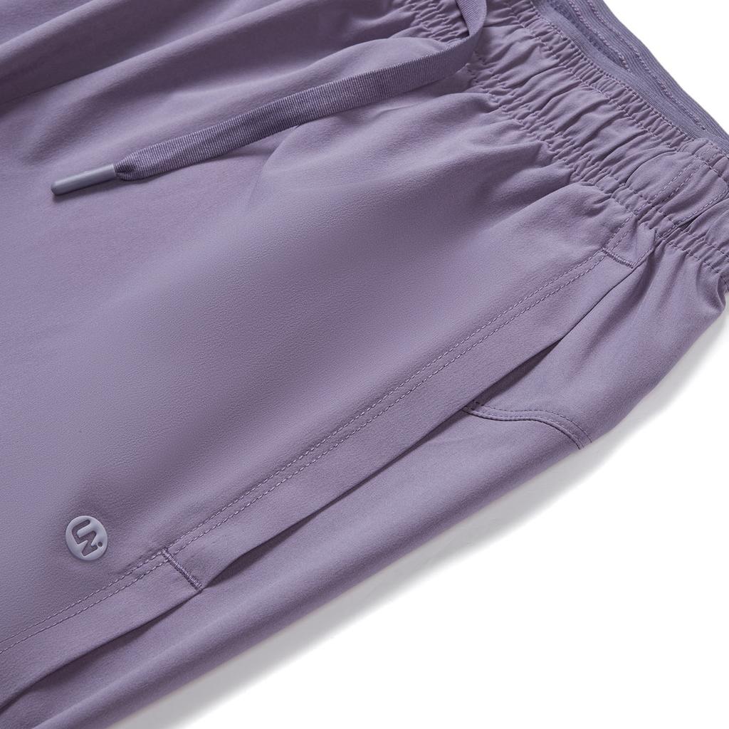 Li Ning Fitness Series Loose Logo Letter Sports Casual Pants Women bottoms AYKW724-3