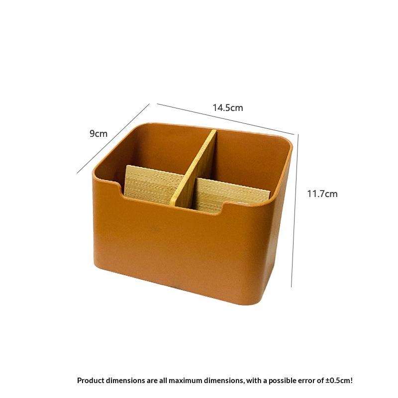 Plastic Desktop For Remote Controls Tissues Storage Box Cosmetics Office Supplies Living Room Organization
