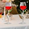 150/280ml Rose Wine Glass Glassware Cocktail Glasses Cup Rose Wine Goblet  Wedding Gift