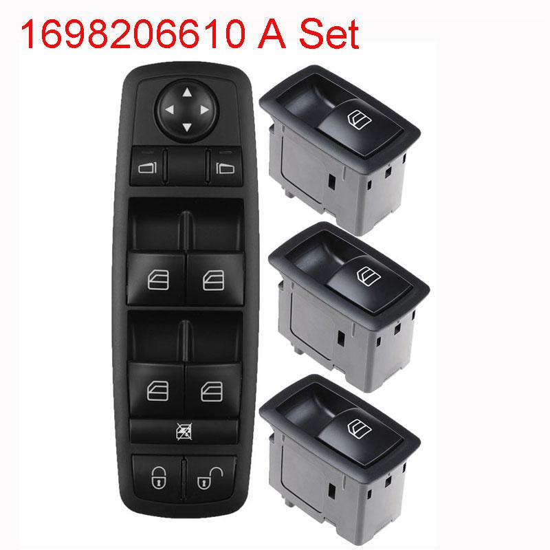 New Power Window Switch For Mercedes Benz A B Class W169 W245 1698206710 1698206610 1698206410 1698206510 2518200510