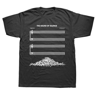 Grappig The Sound Of Silence Muziekliefhebber T-shirts Grafisch Streetwear Korte Mouw Verjaardagscadeaus Zomerstijl T-shirt Unisex