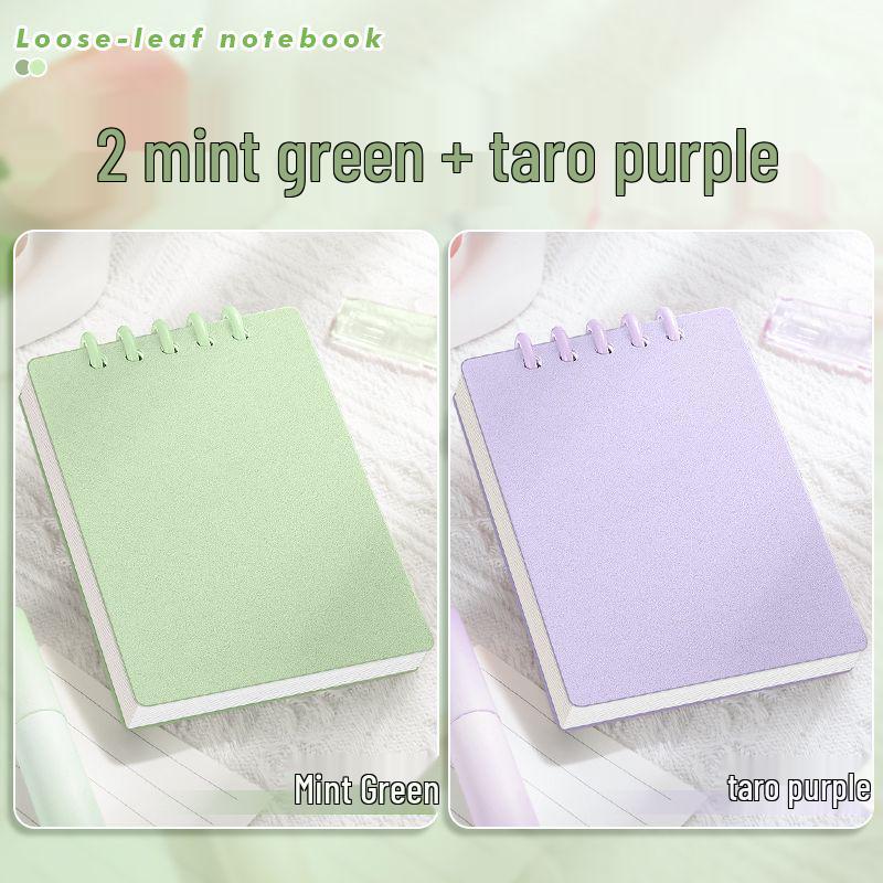 A7 Przezroczysty Minimalistyczny Notatnik Kieszonkowy na Słownictwo - Linia Pozioma, Przenośny i W Podróży