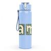 1PC Mama Colorful Block Letter Print 750ml Color Plastic Sports Water Bottle Leakproof Flip Straw Lid Suitable for Sports Office Home Use