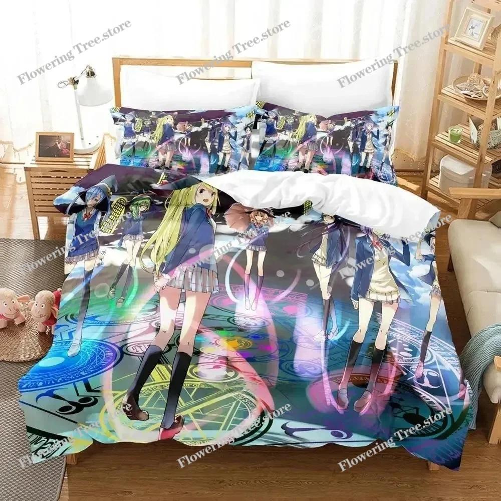 Yamada-kun and the Seven Witches Bedding Set Cartoon Anime Three-piece Set Adult Kid Bedroom Duvet Cover Sets 3D Kawaii Girls029