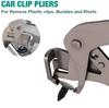Car Clip Pliers Auto Panel Removal Tool with Rubber Fastener Rivet Tools Professional Auto Repair Kit for Plastic/Nut Removal