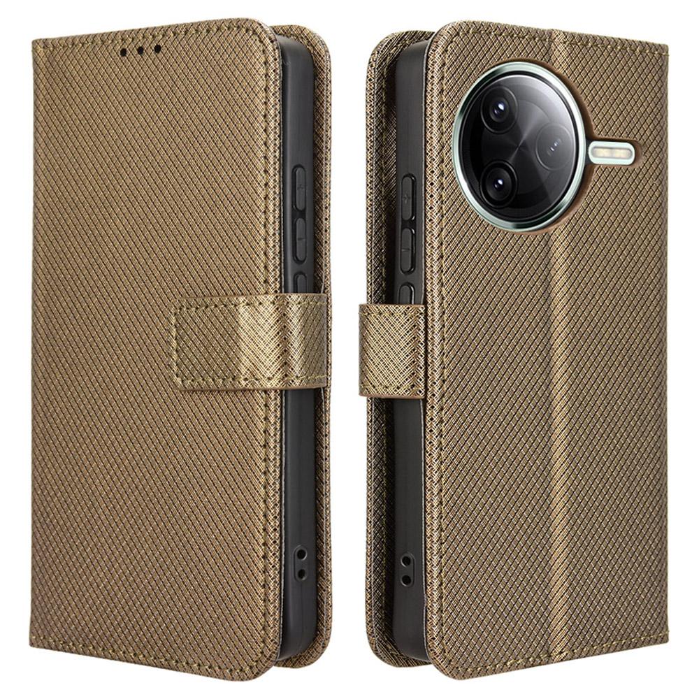 For Xiaomi Redmi K80 5G/K80 Pro 5G/Poco F7 Pro 5G/Poco F7 Ultra 5G Case PU Leather Diamond Texture Wallet Phone Cover