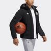 Adidas Harden Basketball Training Windproof Hooded Jacket Men Outerwear Black GI6665