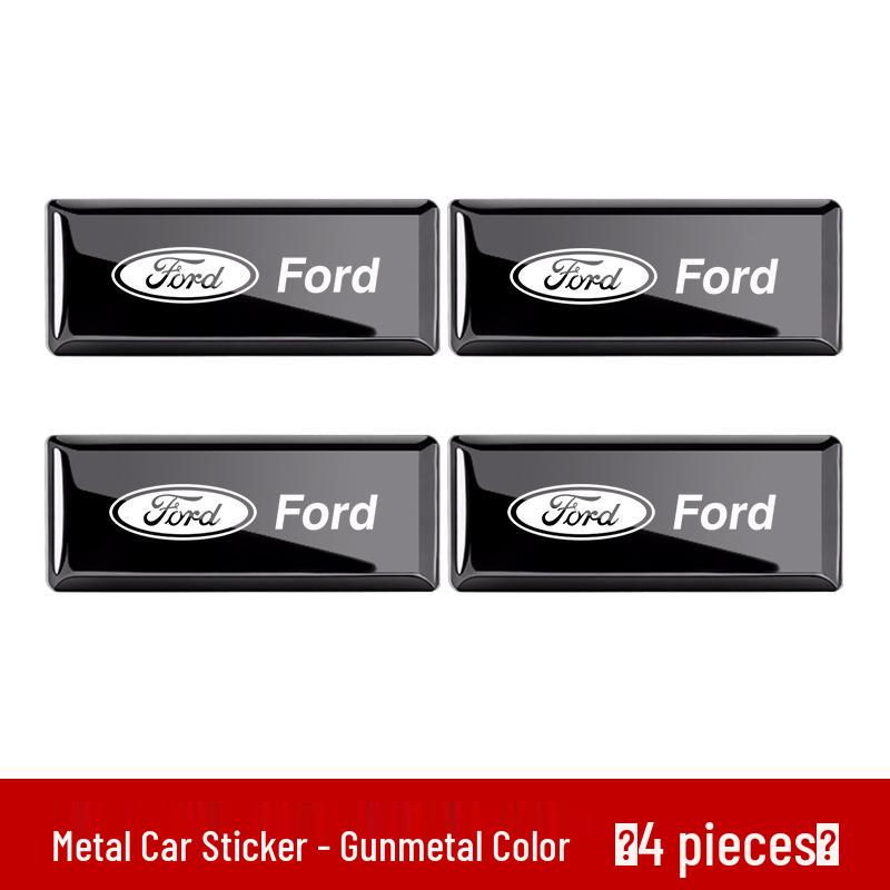 Metal Car Emblem: Ford Mondeo, Focus, Edge, Explorer Decorative Sticker