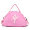Lovely Kids Ballet Dance Bag for Girls Bowknot Floral Print Handbag Children Sports Shoulder Bag