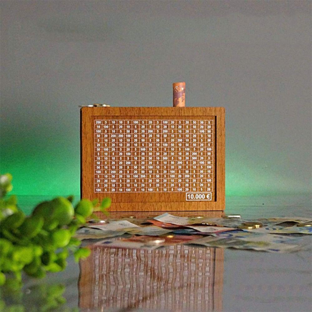 

With Counter For Children/Adult Crafts Ornament Money Saving Box Piggy Box Piggy Bank Money Box 10000