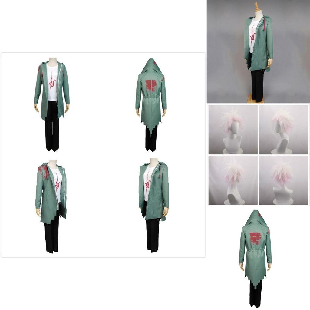 Stylish Danganronpa Komaeda Nagito Anime Costume Uniform Suit With Accessories