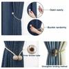 2 STÜCKE Magnetische Perle Ball Vorhang Schnallen Raffhalter Rücken Vorhang Holdbacks Schnalle Clips Stangen Haken Hause Dekorative Zubehör Neue