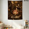 Anime Characters Tapestry Vibrant Wall Decor Tapestry Fashion Print Wallmounted Christmas Gift Background Cloth Soft