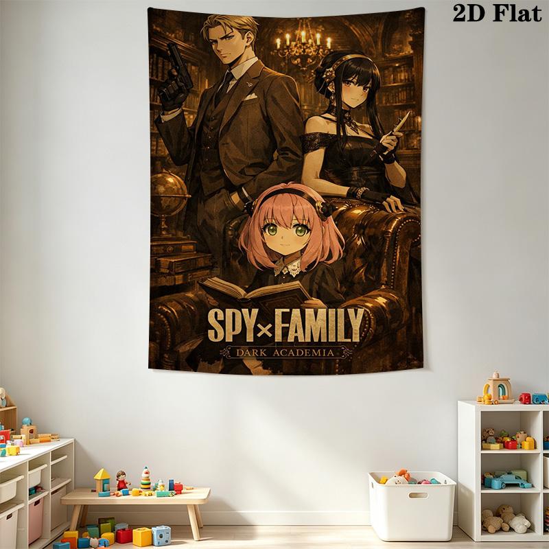Anime Characters Tapestry Vibrant Wall Decor Tapestry Fashion Print Wallmounted Christmas Gift Background Cloth Soft