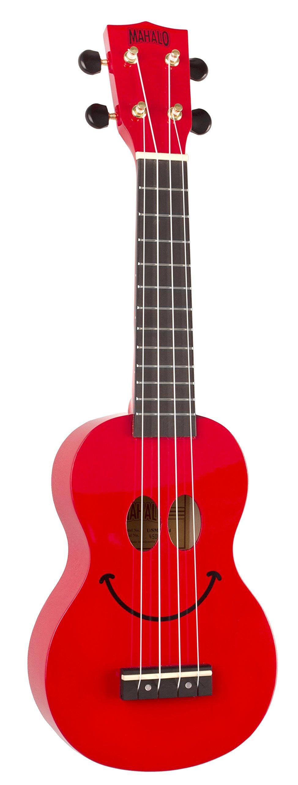 

MAHALO Soprano Ukulele Art Series Red U-SMILE