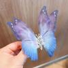 Gradient Silk Yarn Bow Butterfly Hairpin for Kids – Fairytale Style