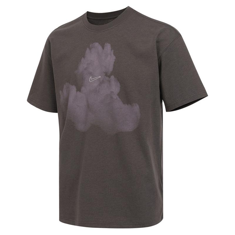 

Nike Logo Sports Casual Round Neck Short Sleeve T-Shirt Men Tops Dark-Gray HJ0779004 S