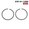 2Pcs Durable Carbon Steel Piston Rings High Wear Resistance For Chainsaws Trimmers Pruning Machines Repair Garden Tools