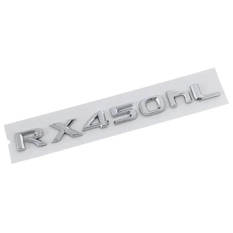 ABS Car Stickers for Lexus RX450hL RX200t RX450h ES200t Letter Logo Fender Side Body Rear Trunk Emblem Badge Decals Accessories